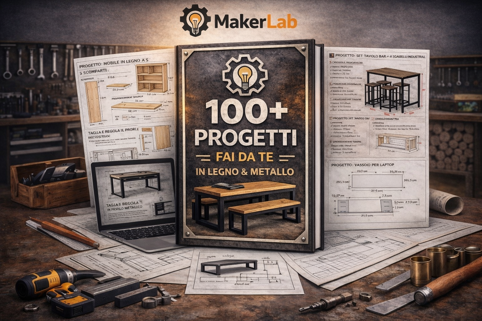 100+ Progetti Fai Da Te – Guida Completa per Costruire Mobili da Zero